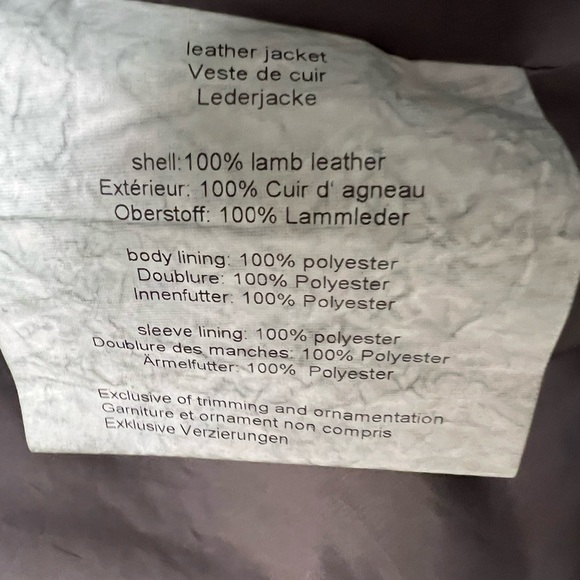 Mauritius Gypsy Leather Jacket Womens Small - Picture 9 of 11